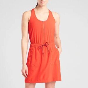 Athleta Expedition Skort Dress in Vermillion Red Orange size Women's 8
